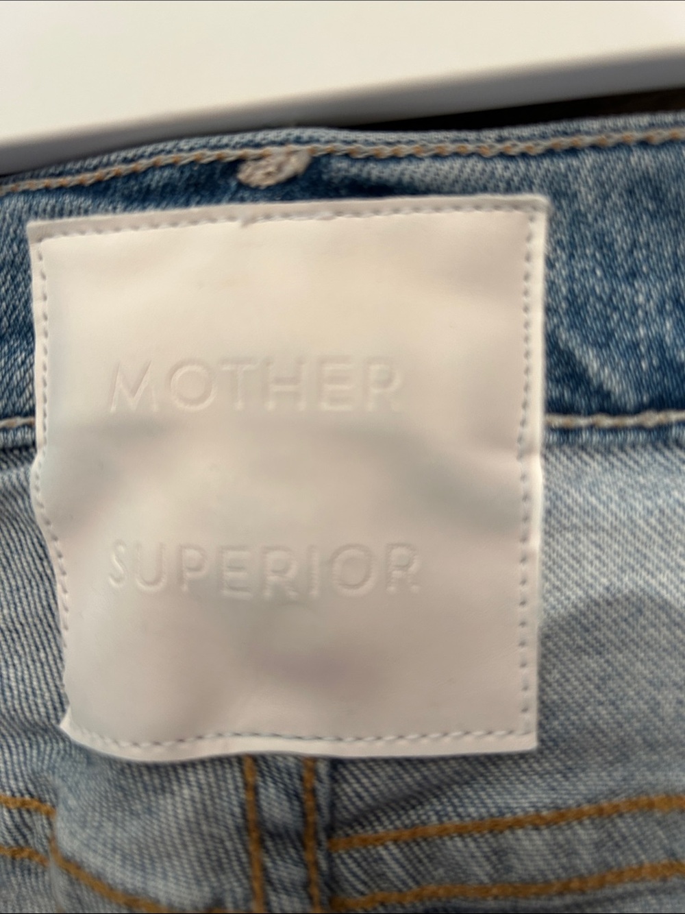 MOTHER The TOMCAT  The Confession Blue Distressed Jeans - Picture 2 of 6